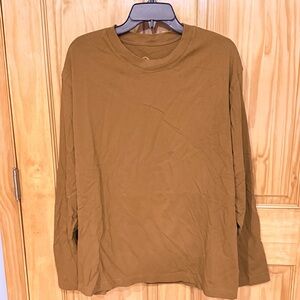 Original Use Men's Brown Long Sleeve Shirt